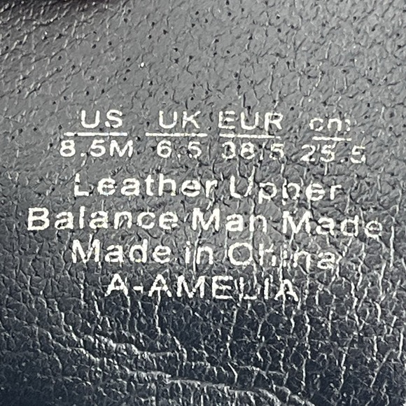 Franco Sarto Booties Ankle Boot Block Heel Buckle Lace Zip Moto Black 8.5 Goth - Picture 15 of 16